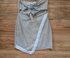 Runaway The Label Cotton Striped Dress