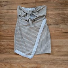 Runaway The Label Cotton Striped Dress