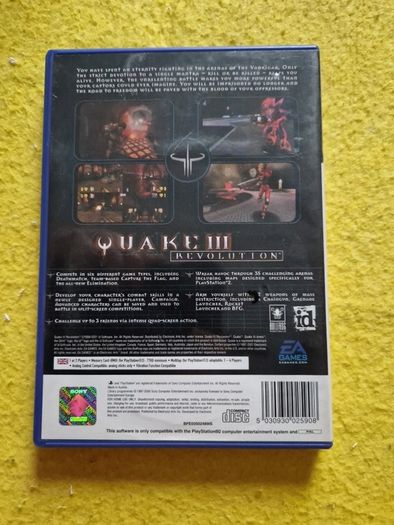 Quake 3 III Revolution PlayStation2 Ps2 games Original