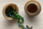Rare miniature French antique rosary