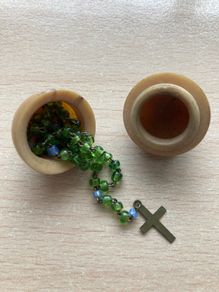 Rare miniature French antique rosary