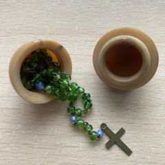 Rare miniature French antique rosary