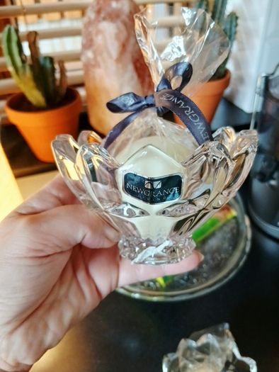 Newgrange living crystal candle holders