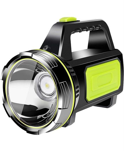 Hand Torch & Side Lantern Super Bright LED Rechargeable Torch Hand Flashlight 1200mAh Compact Waterproof (IPX5) Ideal for Camping and All Outdoor Activities & Emergency Use