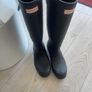 Hunters Black Tall Wellingtons size 6 Image 6