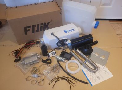 Diesel heater with ALUMINUM shell, App, Timer, Thermostat, Bluetooth, (Dublin Stock)