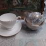 Mixed Set of White & Gold Teawares Image 10