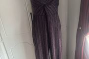 New look wide leg glitter jumpsuit size UK16 EU44 Postage included
