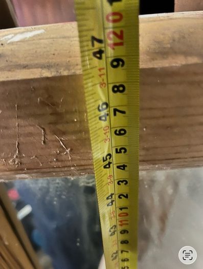 Large solid wood Mirror