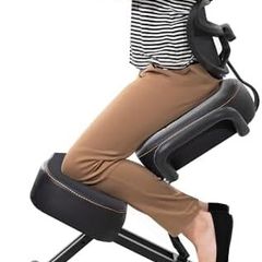 DRAGONN DN-CH Kneeling Chair, Metal, Black, One Size Fits All