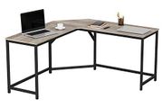 Corner desk L-shaped computer desk corner l shape  desk  corner desk, L-shaped computer desk, office desk, study, home office, gaming, space-saving, easy assembly, industrial design,