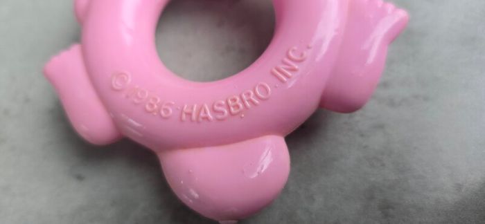 Pink Alligator Float for Beachcomber with Aqua Spots Baby Seaponies Sea MLP G1 My Little Pony Accessories