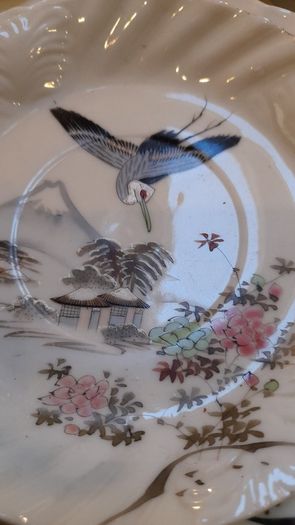 Hand painted Japanese tea set
