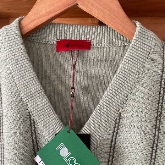 Gabicci men's v neck jumper wool mix size xl new