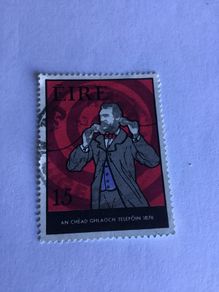 Irish stamp - 1st Telephone
