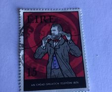 Irish stamp - 1st Telephone
