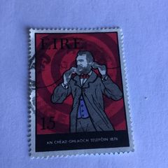 Irish stamp - 1st Telephone