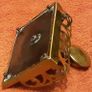 possibly antique/vintage  brass ink well Image 5