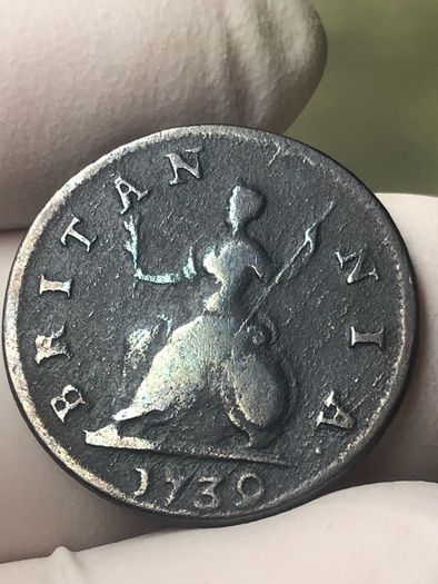 1739 Farthing George II