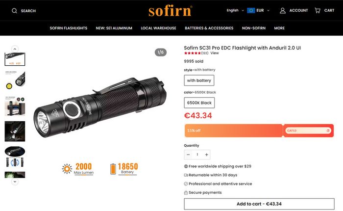 Sofirn SC31 Pro EDC Flashlight