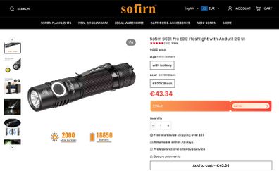 Sofirn SC31 Pro EDC Flashlight