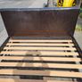 Double Bed Brown Leather Image 2