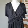 Shein black midi dress, Size 2XL / UK20 Image 2