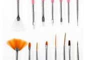 15pcs Professional Nail Art Brushes Set - PINK