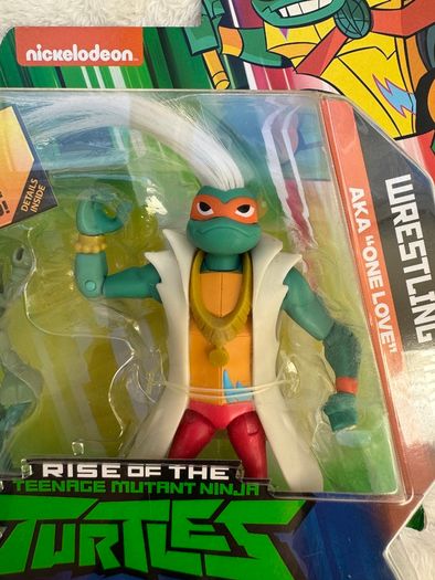 Rise Of The Teenage Mutant Ninja Turtles Wrestling Mikey Aka One Love TMNT Please see photos