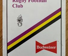 1992 Instonians v Young Munster - All Ireland League Rugby Programme