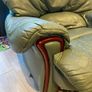 Leather recliner/swivel armchair Image 5