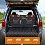 Car Boot Protector, Nonslip Waterproof Dog Car Seat Cover with Enduring Antifouling Liner, Side Protection and Easy to Clean, Boot Protector Blanket for Truck, SUV Image 3