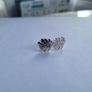 Sterling silver monstera leaves stud earrings, leaf studs Image 3