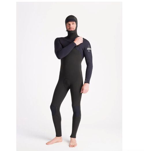 C-Skins NuWave Session 5:4 Mens Chest Zip Hooded Winter Wetsuit