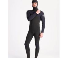 C-Skins NuWave Session 5:4 Mens Chest Zip Hooded Winter Wetsuit