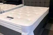 Double bed and mattress