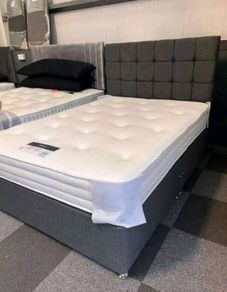 Double bed and mattress