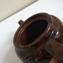 Lovely Vintage Small One Cup Brown Betty Style Teapot By Globe Pottery, Made in England Image 10