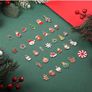 Pcs Christmas Charms for Jewelry Making Christmas Pendant Christmas Jewelry Metal Charms for Holiday Necklace Bracelet Earring Clothes DIY Ornaments Supplies Image 4