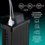 300W Car Power Inverter 12V to 240V / 230V Converter, USB-A and USB-C 3A Charging Ports - Charge Your Laptop, iPad, iPhone, Tablet, Consoles & More - Durable and Powerful - Black Aluminum Body Image 6