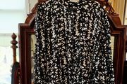 Fab MASAI Ladies Bl/White Dressy Jacket Size XL