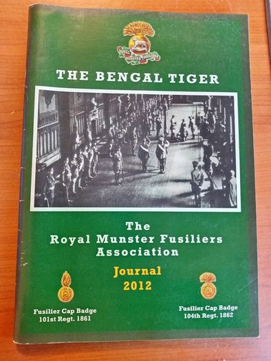 Royal Munster Fusiliers Journal WW1/Military/War 2012