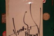 Fmw Hayabusa (autograph) Wwe Wcw Ecw Tna Aew
