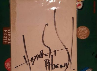 Fmw Hayabusa (autograph) Wwe Wcw Ecw Tna Aew