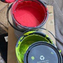 Green Red Yellow Paint