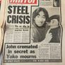 5x John Lennon Beatles murder newspapers Image 4