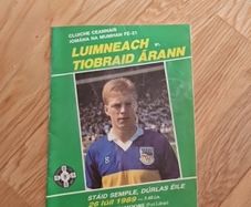 1989 Munster Hurling Final Programme . Limerick v Tipperary