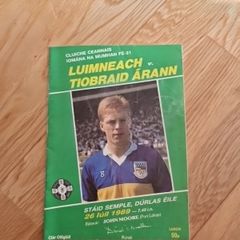 1989 Munster Hurling Final Programme . Limerick v Tipperary