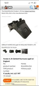 cbr 600 parts