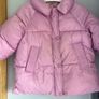 Zara girls pink, water-repellent kids' puffer jacket Age 4 EUC Image 2